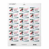 Diner Retro Jukebox Birthday Party Sock Hop Etiket (Full Sheet)