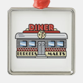 Diner Retro kunst Metalen Ornament