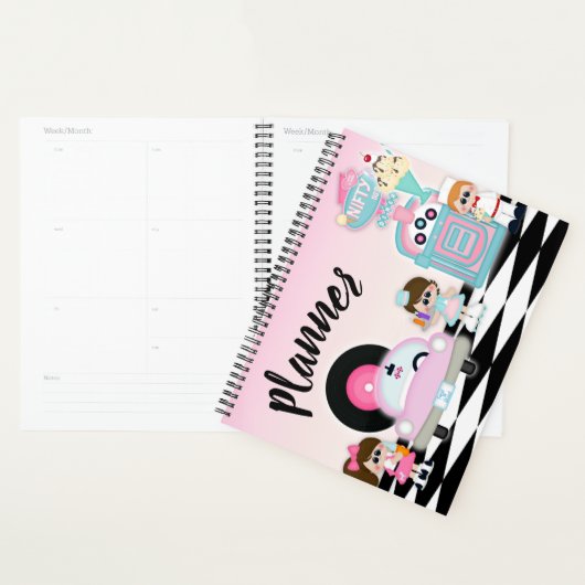 Diner Retro Planner 50 van Waitress (Display)