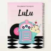 Diner Retro Planner 50 van Waitress (Achterkant)