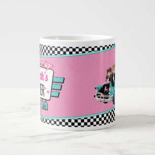 Diner Retro van 1950 - Diner Party Paper cup Grote Koffiekop