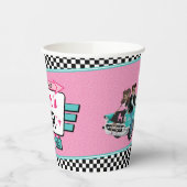 Diner Retro van 1950 - Diner Party Paper cup Papieren Bekers (Links)