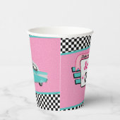 Diner Retro van 1950 - Diner Party Paper cup Papieren Bekers (Rechts)