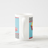 Diner Retro van 1950 - Diner Party Paper cup Porselein Kop (Achterkant)