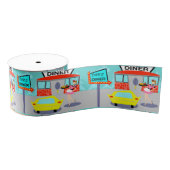 Diner Ribbon 1950 Grosgrain Lint (Spoel)