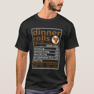 Diner Rolls Voeding Familie Matching Grappig Dank T-shirt