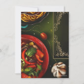 Diner rond de wereld Eet- en proeftocht door versc Kaart (Achterkant)