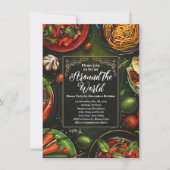 Diner rond de wereld Eet- en proeftocht door versc Kaart (Voorkant)