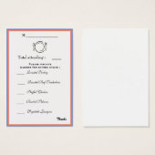 Diner selectie Kaart (Voorkant /achterkant)