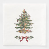 Diner servetten met kerstversiering (Voorkant)