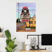 Diner Sign Print (Thuiskantoor)
