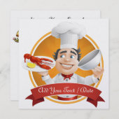 Diner / speciale gebeurtenis / Laat de goede tijde Kaart (Voorkant / Achterkant)