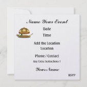 Diner / speciale gebeurtenis / Laat de goede tijde Kaart (Achterkant)