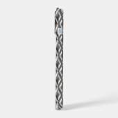 Diner Stijl Chrome Harlekijn Patroon iPhone 15 Case (Linkerkant)