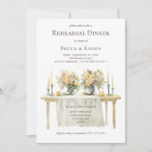 Diner Tafel repetitie diner Kaart (Voorkant)