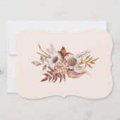 diner Thanksgiving herfstgebloedschap Kaart (Achterkant)