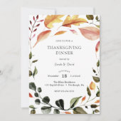 diner Thanksgiving Kaart (Voorkant)