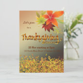 diner Thanksgiving Kaart (Staand voorkant)