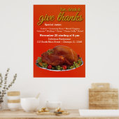 diner Thanksgiving Poster (Keuken)