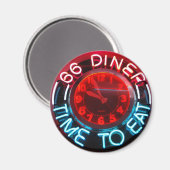 Diner - Tijd om te eten Magneet (Voorkant / Achterkant)