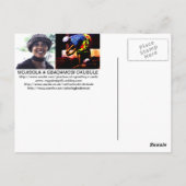 DINER TIME VAN MOJISOLA A GBADAMOSI OKUBULE BRIEFKAART (Achterkant)