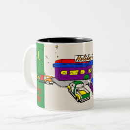Diner Two-Tone Coffee-Mok Tweekleurige Koffiemok