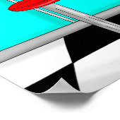 Diner uit 1950 | Handen voor paren Poster (Hoek)