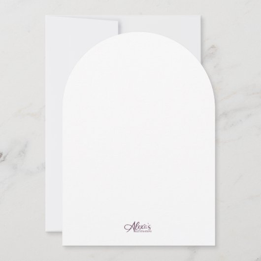 Diner uitnodiging oranje Disco Bal (Achterkant)