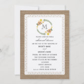 Diner van de Herfst met inademing en zijkant Kaart (Voorkant)