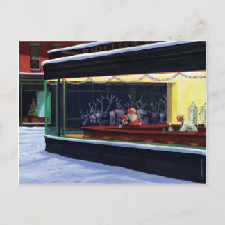 Diner van Kerstmis Briefkaart