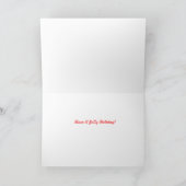 Diner van Kerstmis Feestdagen Kaart (Binnen)