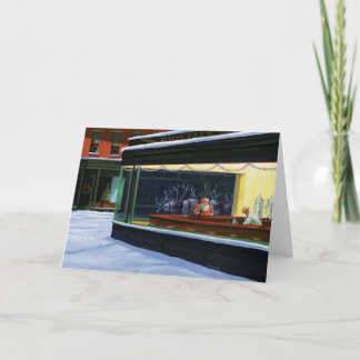 Diner van Kerstmis Feestdagen Kaart