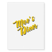 Diner van Moe Tijdelijk Tattoo