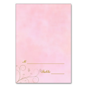 Diner Viering Tafel Plaats Kaarten   Roze set