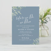 diner voor de herrepetitie van de stoffelijke blau kaart (Staand voorkant)