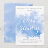 diner voor de repetitie van het waterverf koraalri kaart (Voorkant / Achterkant)