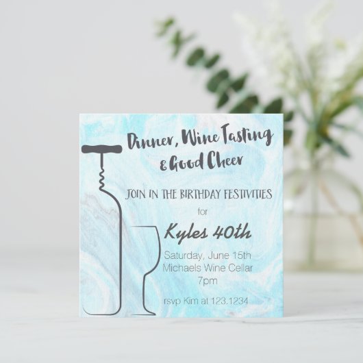 Diner, wijntest en Good Cheer (Staand voorkant)