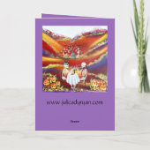 Dineren Skeleton Paar Romantisch Kaart (Achterkant)