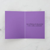 Dineren Skeleton Paar Romantisch Kaart (Binnen)