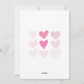 Dinerfeest op Valentijnsdag Feestdagenkaart (Achterkant)