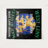 Dinerfeest Vakantie 2024 Cocktail Wijn Kaas Wandkleed (Voorkant (horizontaal))