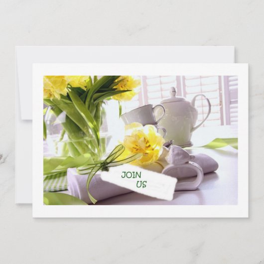 DINERINVITATIE (ELK VOORKOMEN!) KAART (Voorkant)