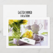 DINERINVITATIE (ELK VOORKOMEN!) KAART (Voorkant / Achterkant)