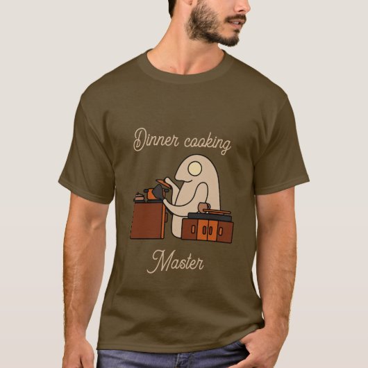 Dinermeesterkok T-shirt (Voorkant)