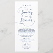 Dinerplaats Instelling Bedankt Moderne Elegante Ka Programmakaart (Voorkant)