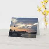 Dinertijd boven Castle Island Kaart (Gele Bloem)