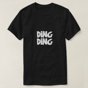 Ding Ding Fun Typografie T-shirt