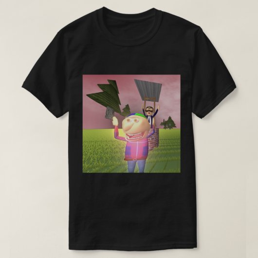 Ding-Dong Bel Johnny en Papa T-shirt (Design voorkant)