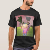 Ding-Dong Bel Johnny en Papa T-shirt (Voorkant)