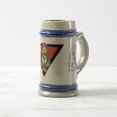 Ding Duck Aviation Cartoon Beer Stein Bierpul (Voorkant rechts)